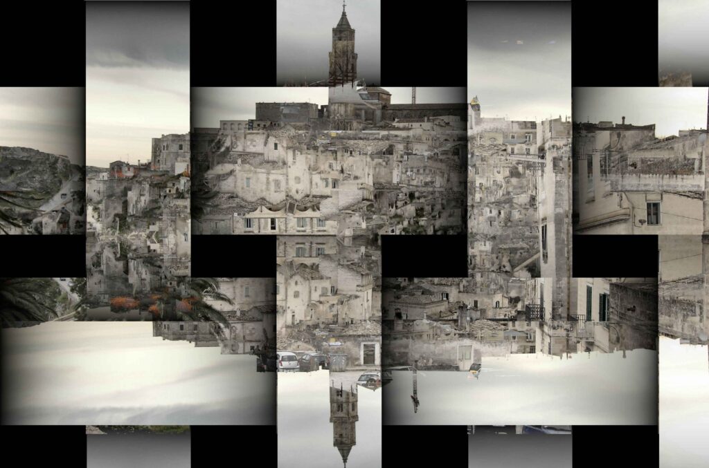 “Intrecci a Matera” (2010) cm. 120 x 80 (Stampa lightjet su carta Kodak Endura montata sotto plexiglass) Edizione Unica di 3
