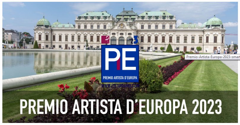 Locandina Premio Artisti d'Europa